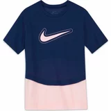 Nike DRY TROPHY SS TOP G Majica kratkih rukava za djevojčice, tamno plava, veličina