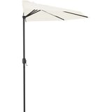  Senčnik z aluminijastim drogom 300x155 cm peščen, (20610736) | Shoptok.si