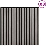 vidaXL Akustični stenski paneli 8 kosa z letvami 60,5x60 cm | Shoptok.si