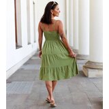 UR/CEO Green flared dress Fiorentini | ePonuda.com