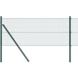 vidaXL varjena žičnata ograja s 13 stebrički Zeleno 0.5x50 m Jeklo | Shoptok.si
