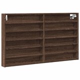  Vitrina boja smeđeg hrasta 100x8,5x58 cm od konstruiranog drva | shoptok.hr