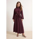 Trendyol Modest Ženska haljina Tctss26Eb00175, Bordo | Eponuda.com