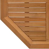 Stolna ploča 90 x 90 x 2,5 cm osmerokutna od masivne tikovine | shoptok.hr