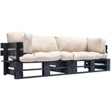  2-dijelni set vrtnih sofa od paleta od borovine s jastucima | Eponuda.ba