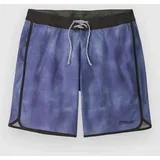 Hydropeak Side Shore - 18 In. Boardshorts sea spray / concrete purple