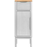  Kupaonski ormar FLORO Bijelo 35 x 30 x 90 cm Čvrsto borovo drvo | Eponuda.ba