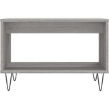 vidaXL Klubska mizica siva sonoma 60x50x40 cm inženirski les | Shoptok.si