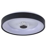 Searchlight 89735-38BK - led prigušiva stropna lampa polka 24W/230V + 6W pr. 38,5 cm crna | Eponuda.com