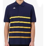 Kappa Muška polo majica Logo Feystripe, Teget-žuta | ePonuda.com