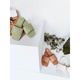 DStreet Klapki damskie SATELIVA zielone | Shoptok.si