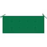  Zložljiva vrtna klop z blazino 118 cm bambus, (20804004) | Shoptok.si