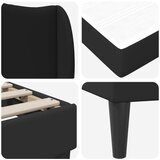 Okvir za krevet Crna 80 x 200 cm Umjetna koža - Crna 80 x 200 cm | shoptok.hr
