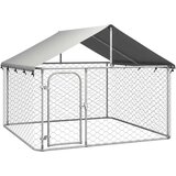  Vanjski kavez za pse s krovom 200 x 200 x 150 cm Cijene