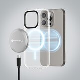 forcell F-Energy Smart Charge USB C Qi2 15W MagSafe kompatibilan punjač s odvojivim kabelom od 150cm -srebrni | shoptok.hr