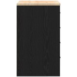 Garažni ormar za odlaganje crni 60x51x85 cm masivne borovine | shoptok.hr