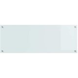  Kuhinjski zid 2 pcs Bijelo 110 x 40 cm Staklo otporno na udarce | shoptok.hr