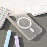  Torbica Magsafe Matte PC za Samsung S931B Galaxy S25 bela Cene
