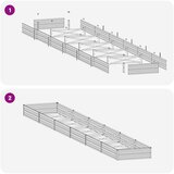  Povišeni vrtni krevet Antracit 600 x 80 x 24 cm | shoptok.hr