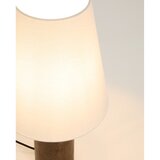 Kave Home Bela/v temni naravni barvi namizna svetilka s tekstilnim senčilom (višina 49,5 cm) Marga – | Shoptok.si