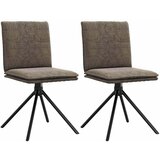 Maison Chic Jedilni stoli - Vzorci stoli temno sivo umetno semiš usnje A159, (22032088) | Shoptok.si