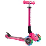 Globber romobil Junior svjetleći kotači, sklopivi - ružičasta | shoptok.hr