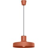 Sollux SL.1706 - visilica na sajli bilo 1xE27/15W/230V prečnik 35 cm narandžasta | Eponuda.com