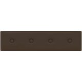  Zidne ploče od umjetne kože 12 kom smeđe 60 x 15 cm 1 08 m² | shoptok.hr