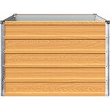  Povišeni vrtni krevet Prirodna 100 x 80 x 55 cm | shoptok.hr