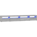 TV ormarić s LED svjetlima boja hrasta sonome 270x35x40 cm | shoptok.hr