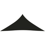  Senčno jadro oksford blago trikotno 3x3x3 m črno, (20729352) | Shoptok.si