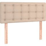  Krevet box spring madrac LED cappuccino 90x200cm umjetna koža | shoptok.hr