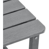  Set vrtnog namještaja od 3 dijela svjetlosive HDPE | shoptok.hr