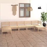 The Living Store Vrtna sedežna garnitura 7-delna trdna borovina - Vrtna Sedežna Garnitura, (21472414) | Shoptok.si