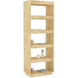 vidaXL knjižna omara za razdelitev prostora 60x35x167 cm borovina | Shoptok.si
