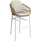 Ambia Garden BARSKI STOL, naravne barve, bela, bež | Shoptok.si