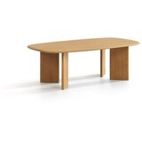 Micadoni Stolić za kavu od punog hrasta u prirodnoj boji 60x120 cm Charlotte – Cijene