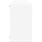  Kockaste zidne police 4 kom bijele 80 x 15 x 26,5 cm drvene | shoptok.hr