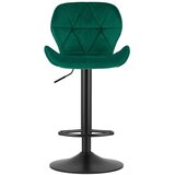 West barska stolica - baršunasto zelena/crna baza | shoptok.hr