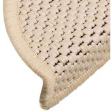 vidaXL Samolepilne preproge za stopnice sisal 30 kos 56x17x3 cm berber | Shoptok.si