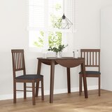 Furnova Jedilni stoli z blazinami 2 kosa Brown Solid Wood Rubber, (21929240) | Shoptok.si