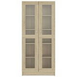  Vitrina boja hrasta sonome 82,5 x 30,5 x 185,5 cm od iverice | shoptok.hr