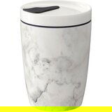 like | Villeroy & Boch Sivo-bel porcelanast termo lonček Villeroy & Boch Like To Go, 290 ml Cene