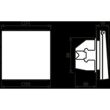 Jung SCHUKO vtičnica 16 A 250V s tečajnim pokrovom bruchs LS 1520 BFKL O, (21225241) | Shoptok.si