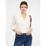 Orsay Cream women's blouse with collar - Women | shoptok.hr