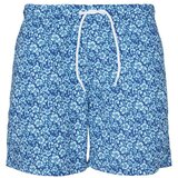 Urban Classics floral swim shorts navy Cene