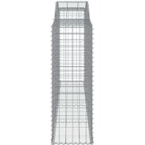  Obokane gabion košare 5 kosi 300x50x140/160 cm pocinkano železo | Shoptok.si