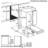 Aeg FSK64907Z Serija 6000 Popolnoma Vgrajeni Pomivalni Stroj 911536582 | Shoptok.si