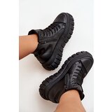 Boto Insulated High Women's Sneakers On Platform Zipper Black Sarira | ePonuda.com