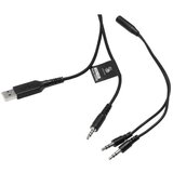 A4Tech A4-G260P BLACK Bloody gejmerske slusalice sa mikrofonom, 50mm/16ohm, USB za RGB, 3,5mm | ePonuda.com